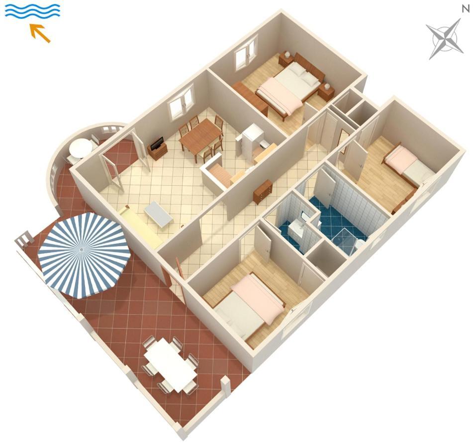 Apartments By The Sea Splitska, Brac - 2923 포스티라 외부 사진